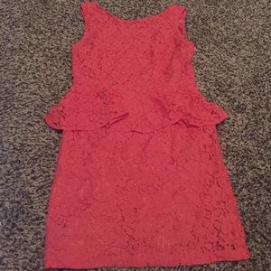 peplum dress