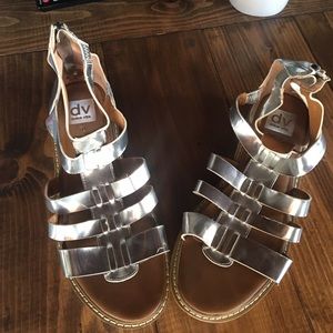 Dolce Vita Silver Sandals