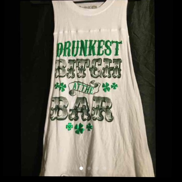 ✨SALE✨ Drunkest "B" at the bar St. Patty's tank