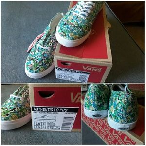 vans authentic lo pro ditsy floral