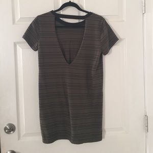 Teeshirt Dress with Cutout