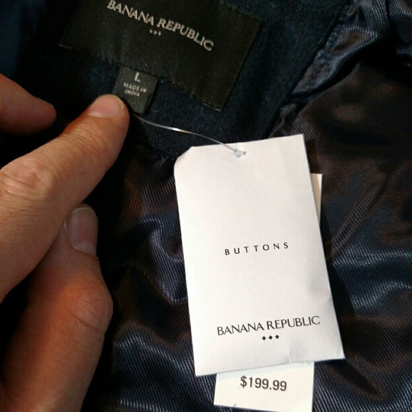 Banana Republic men's plaid jacket L - Picture 3 of 4