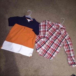 Janie and jack boys Size 5 shirts