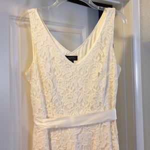 Lace Ivory Cocktail Dress