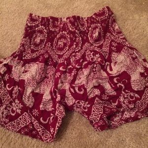 🐘Elephant Pant Brand Patterned Shorts