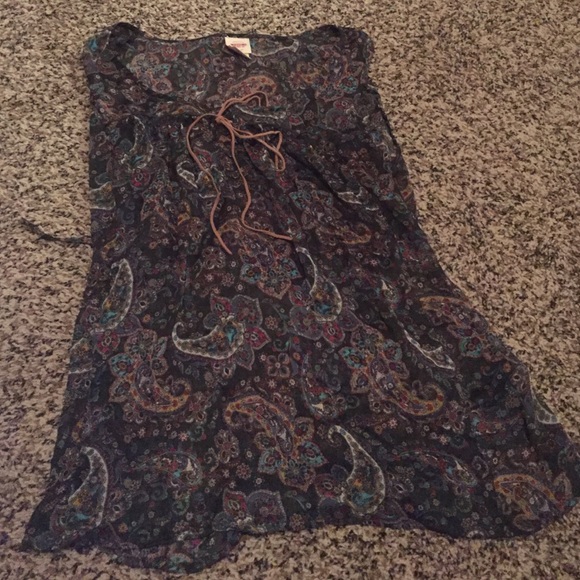 paisley printed tank