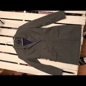 Gray coat