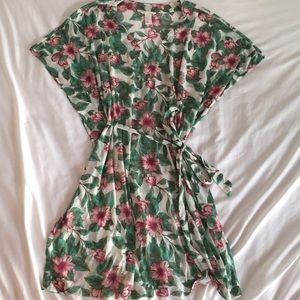 H&M NWOT tropical patterned dress / tunic