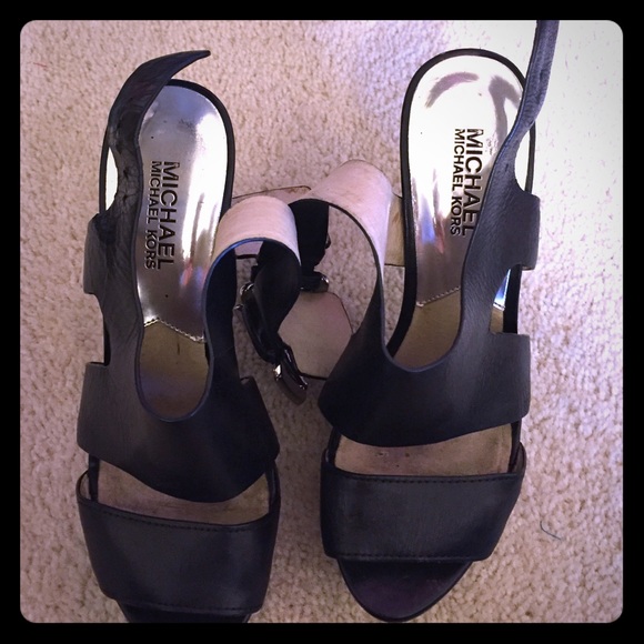 Micheal Kors black high heels size 6.5