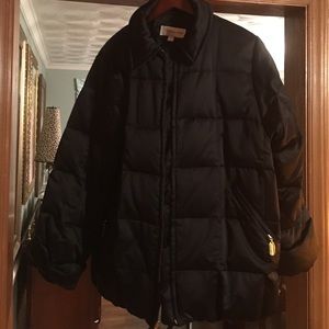 Jones New York women's down black peacoat. Medium