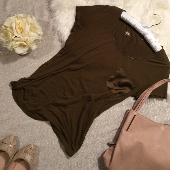 LOFT Olive Tee