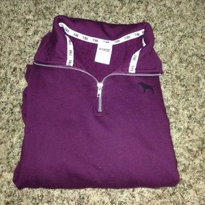 Victoria's Secret (Pink) quarter zip sweatshirt