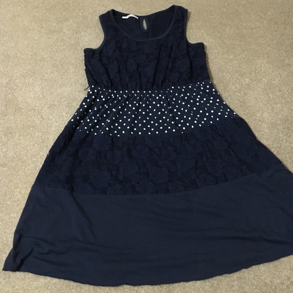 Maurices plus size 1 navy dress