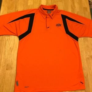 Oklahoma State Nike Fit Dry Short Sleeve Polo