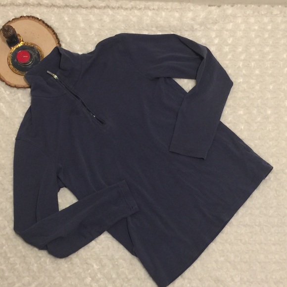 Michael Kors Long Sleeve Quarter-Zip Pullover - Picture 1 of 4