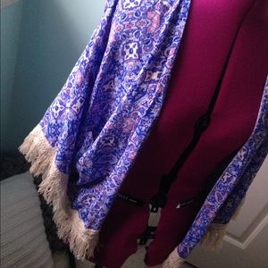 Crochet Fringe Kimono