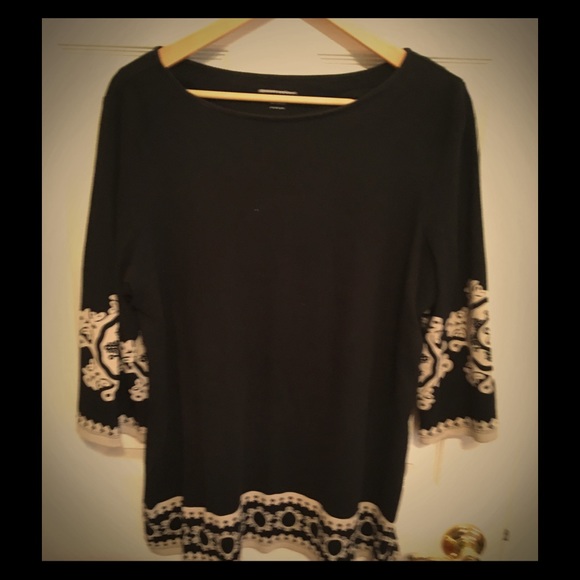 Boat neck tunic