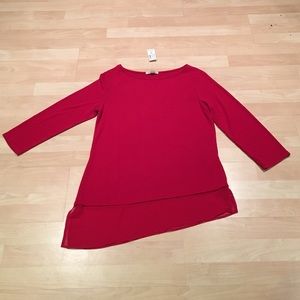 New with tags! Red Dressbarn tunic