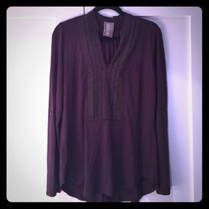 Deep purple Dolan brand from Anthropologie shirt.