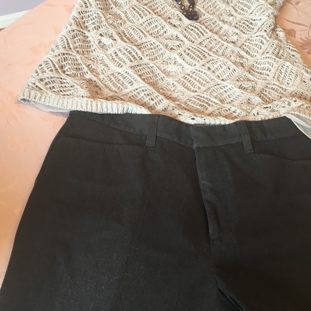 Nice dark grey stretch pants from GAP size 12R