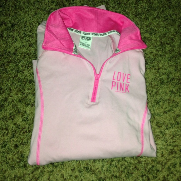 Victoria's Secret (Pink) quarter zip sweatshirt - Picture 1 of 1