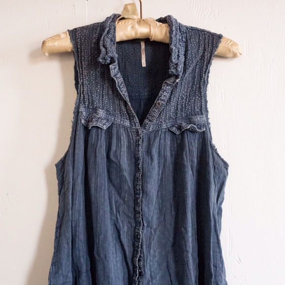 Denim Longline Tunic