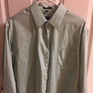 Geoffrey Beene light green dress shirt