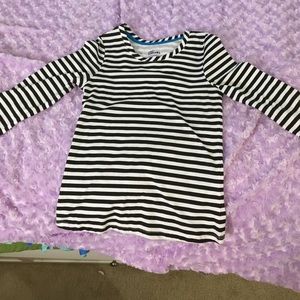 Striped Long Sleeved Shirt Size: 10 (kids)