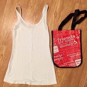Lululemon white cotton tank bundle&save!