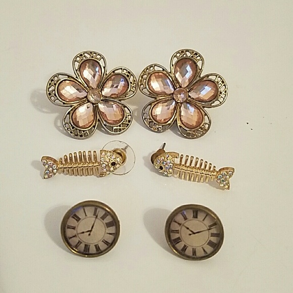 3 earring set
