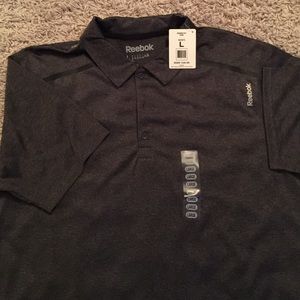 Men's Grey Reebok golf shirt.