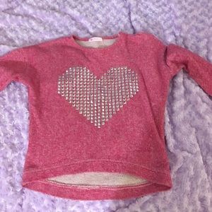 Cute Pink Studded Sweater (kids)