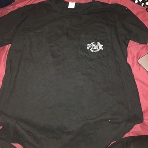 Victoria's Secret PINK crew neck pocket tee