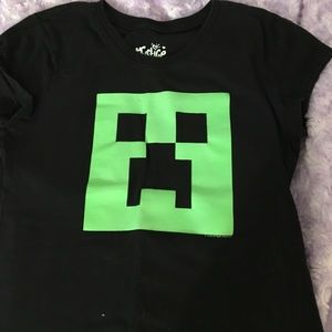 Girls Minecraft Creeper Shirt (kids)