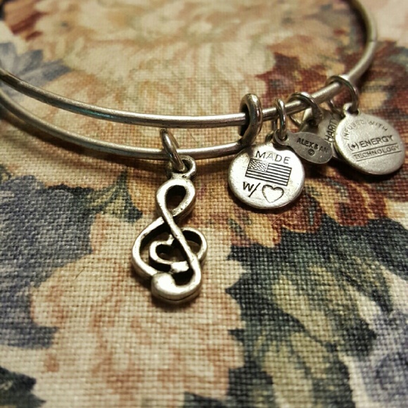 Alex and Ani treble clef bracelet :)