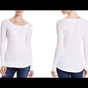 👚Cupio Cream Henley👚