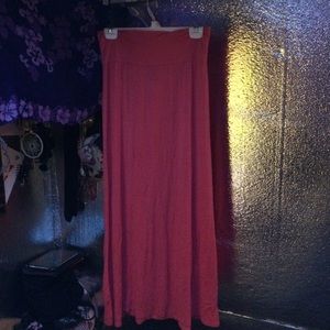 Skirt pink, ankle length