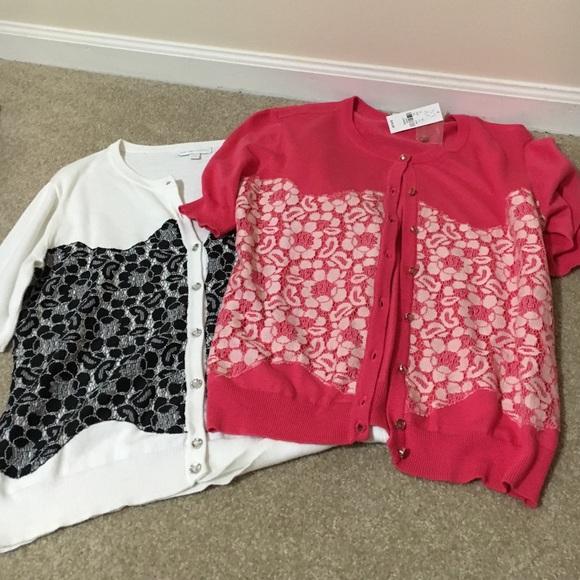 New York and company short sleeve cardigan bundle