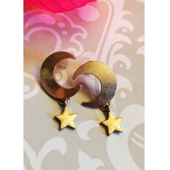 Moon and Stars Earrings