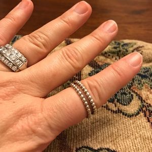 Authentic Pandora Cloud 9 Stackable Ring