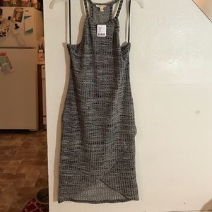 Gray halter dress