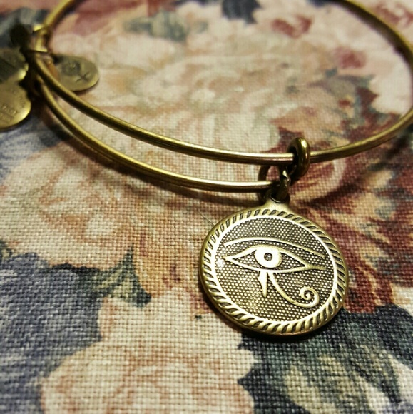 Alex and Ani "Eye of Horus" bracelet in Gold :)