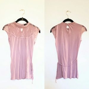Forever 21 • Pale Pink Lace Blouse