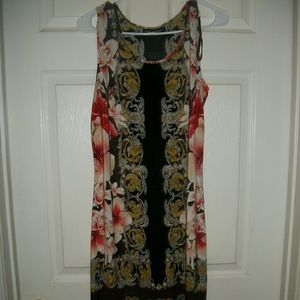Floral print sheath dress