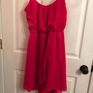 B.Darlin hot pink petal dress