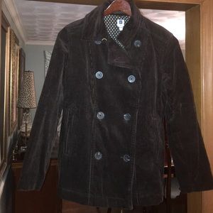 Women's Gap Corduroy Jacket, Chocolate Brown Large