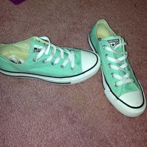 Mint green Converse