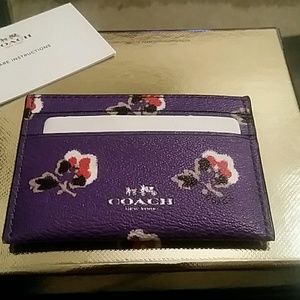 Coach Flat Card Case