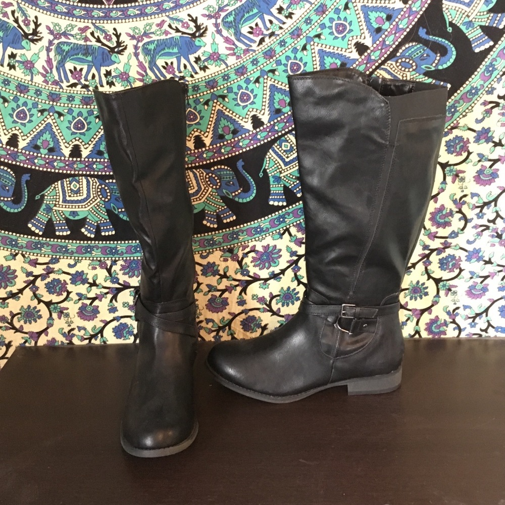 Black Riding Boots NWOT