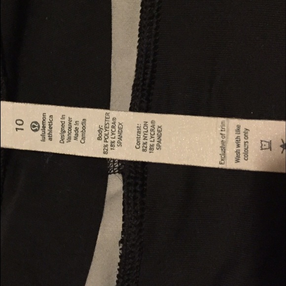 Lululemon full length yoga leggings pattern front - Picture 4 of 4